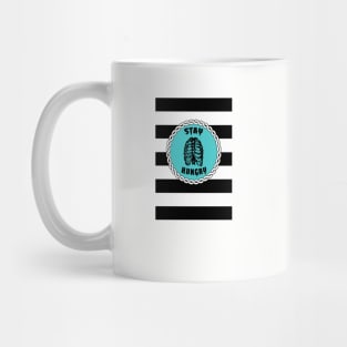 Stay Hungry Black Stripes Mug